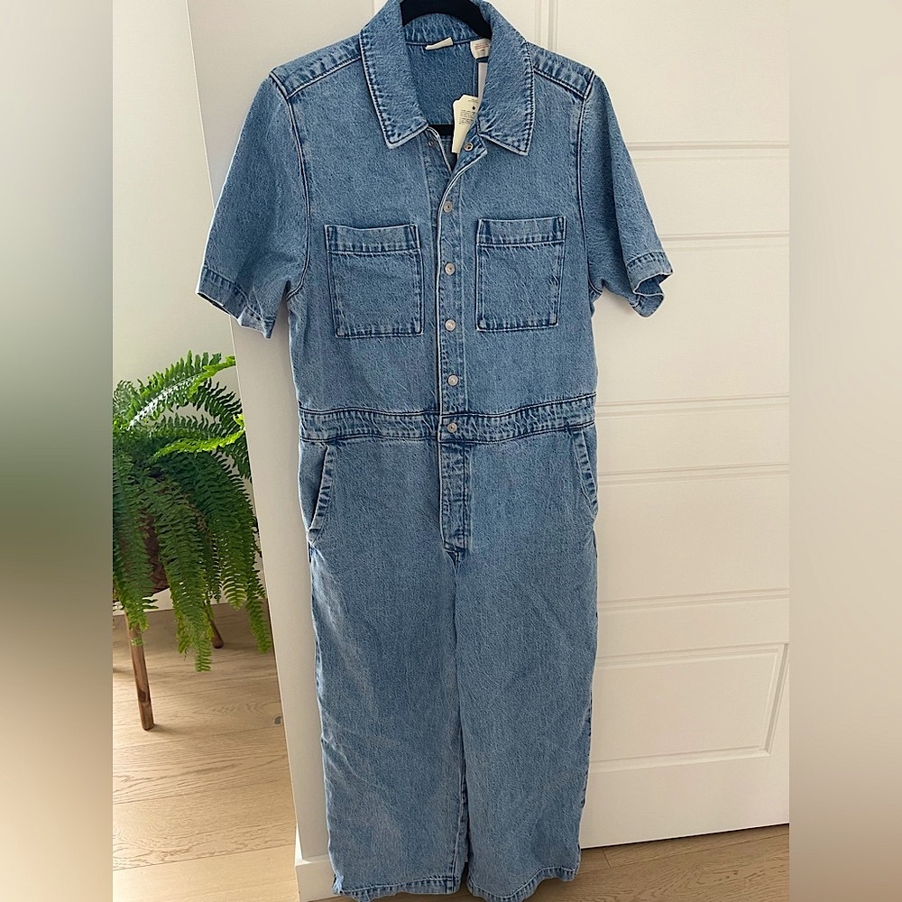 Levi's Blue Denim Boiler Jumpsuit